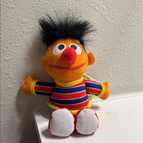 Colorful Plush Toy with Striped Shirt - Picture 1 of 4